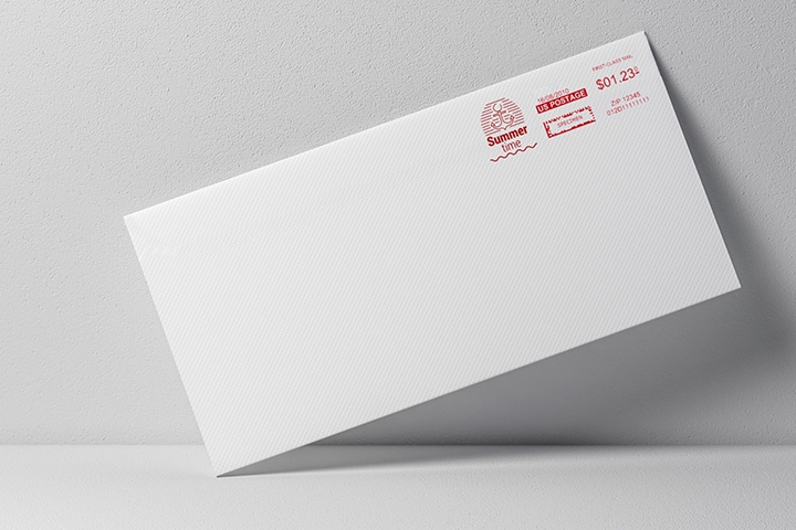 neoslogan envelope printed logo