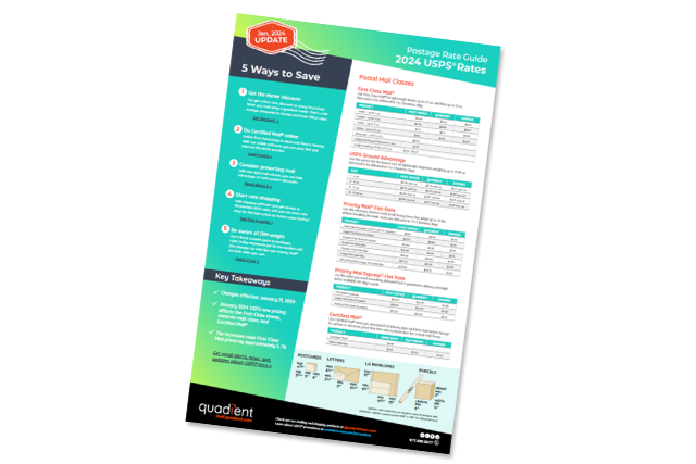 current usps rate guide