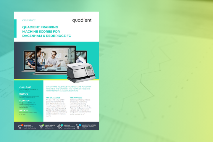 Quadient Franking Machine Scores for Dagenham & Redbridge FC