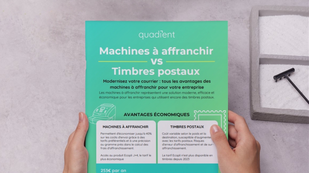 Comparatif : machine à affranchir et timbres postaux