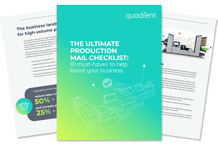 ultimate production mail checklist