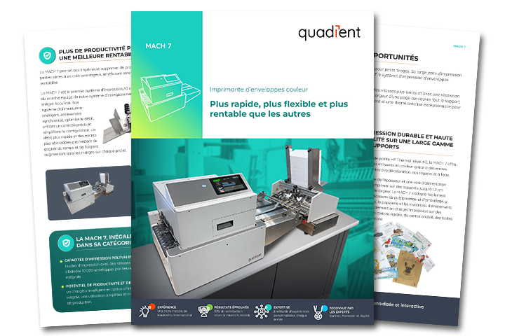 Imprimante d’enveloppes MACH 7 - Brochure