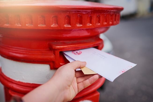 image Royal Mail post box