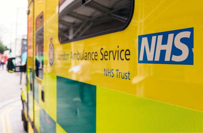 Image of an NHS Trust Ambulance