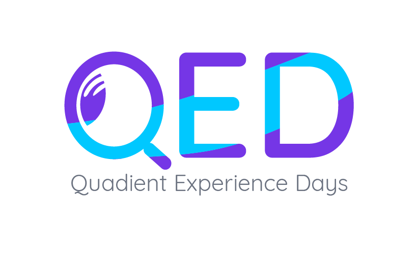 Quadient Experience Days logo in colour Quadient Experience Days logo in colour