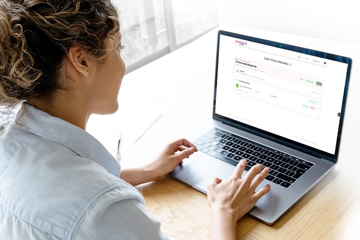woman using OmniGo