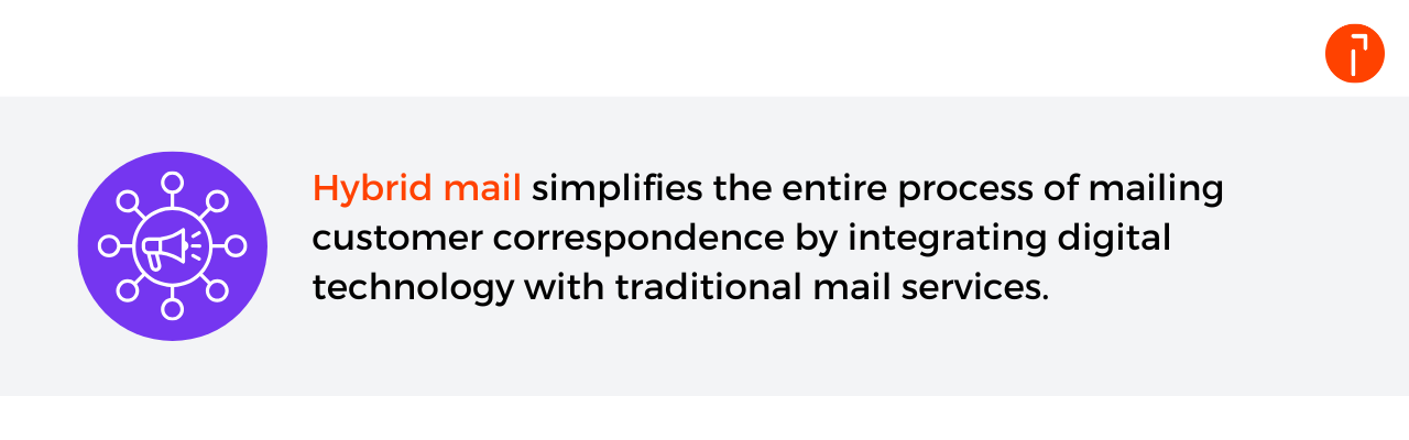 hybrid mail definition