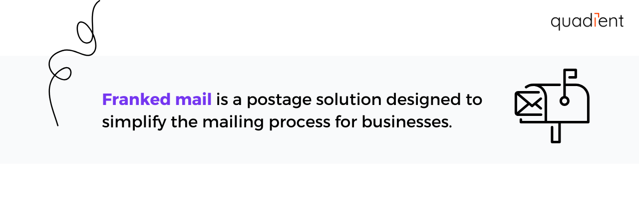 franked mail definition