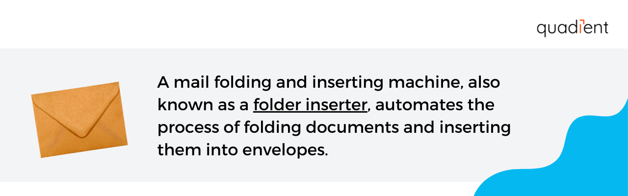 mail folding and inserting machine definition