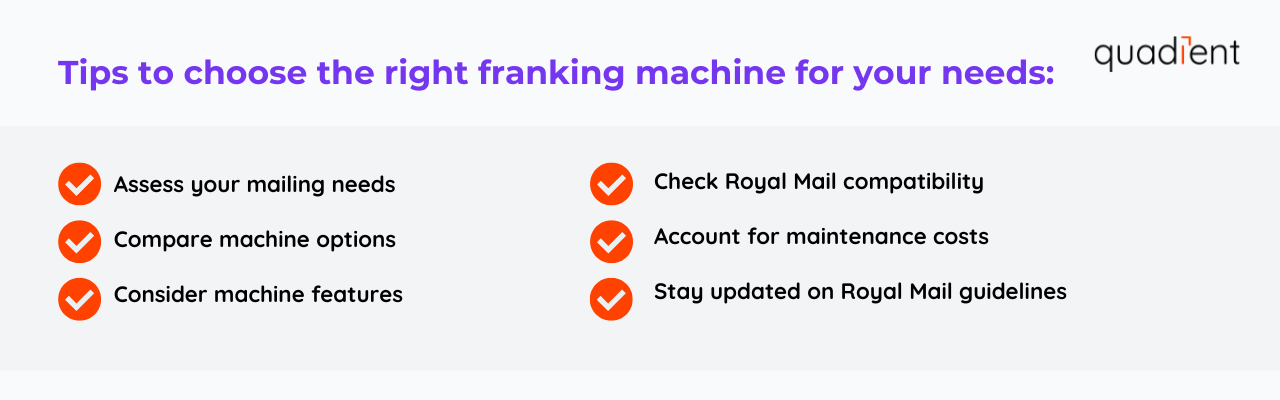 tips to choose a franking machine