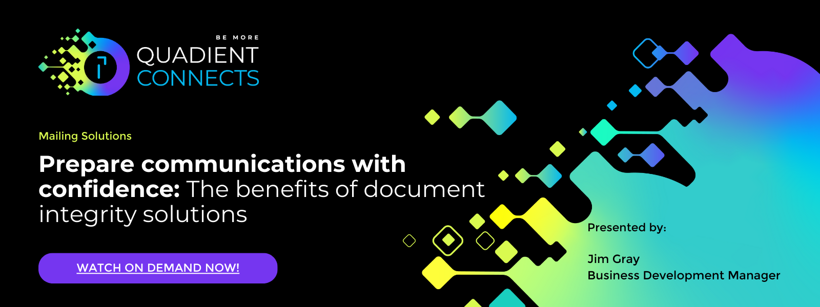 Quadient Connects document integrity presentation